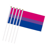 25 Handheld Bisexual Pride Flags